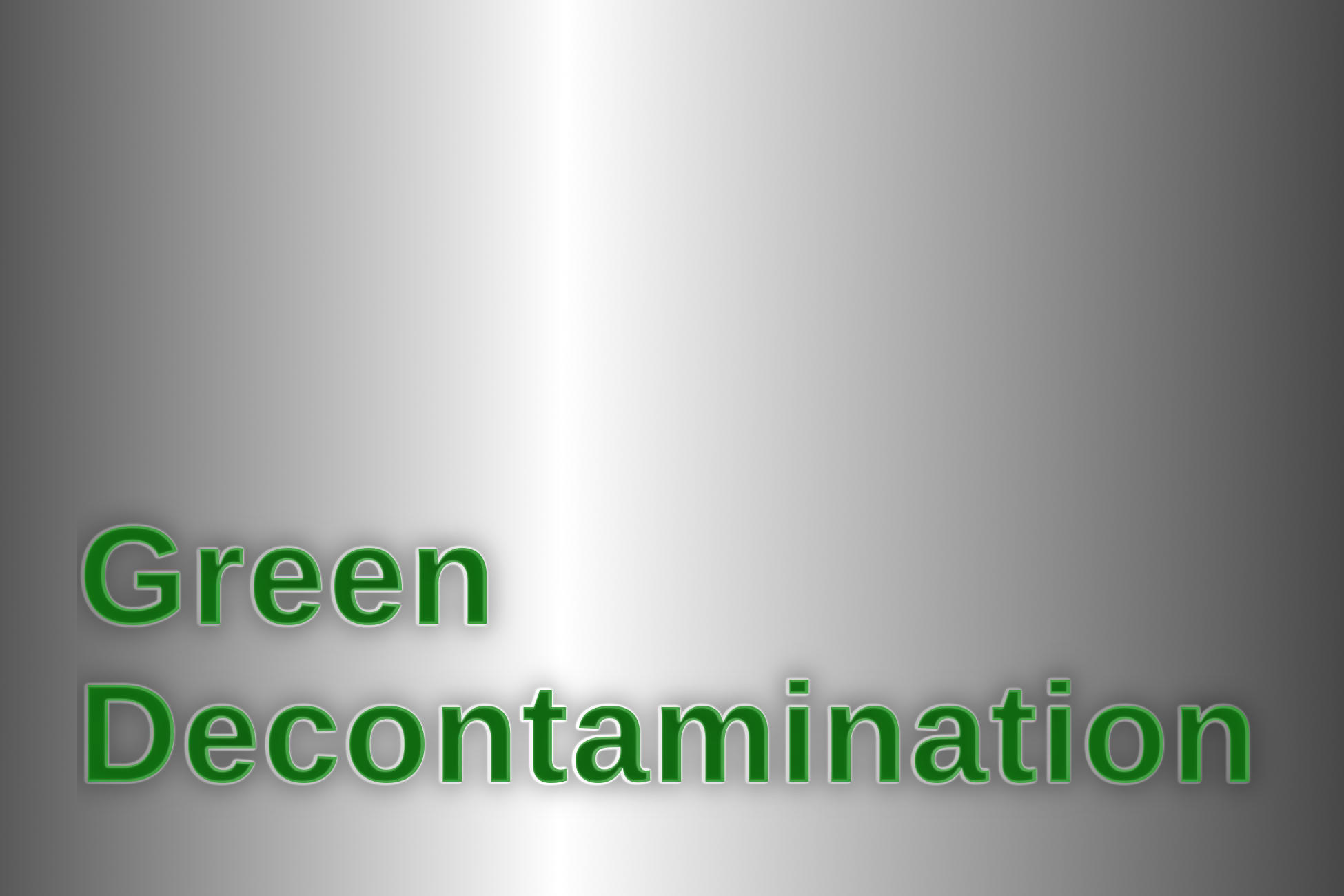 Green-decontamination
